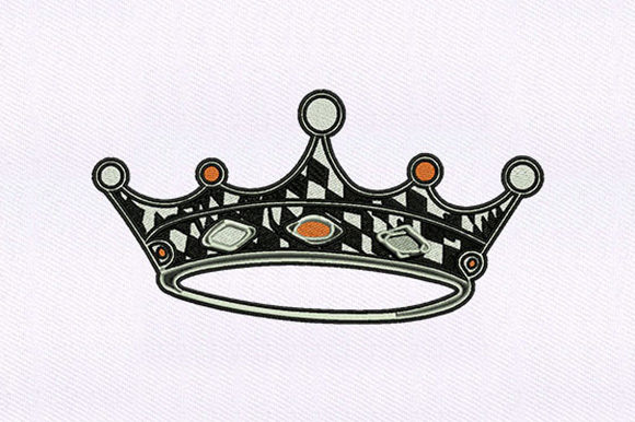 Monotone Crown: A Seasonal Embroidery Design Review
