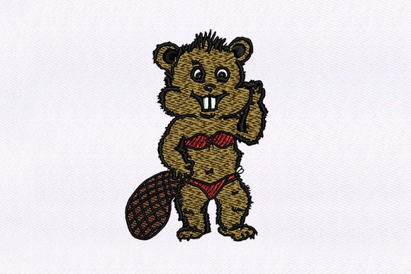 Swimmer Beaver Design